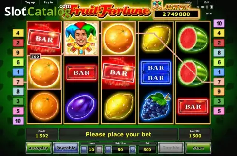 Скрин4. Fruit Fortune слот