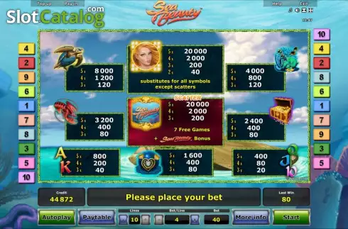 Скрин5. Sea Beauty™ слот