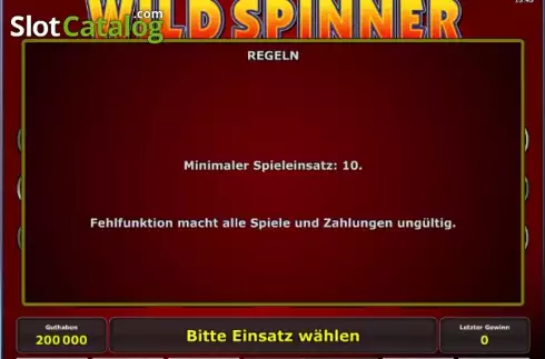 Скрин7. Wild Spinner™ слот