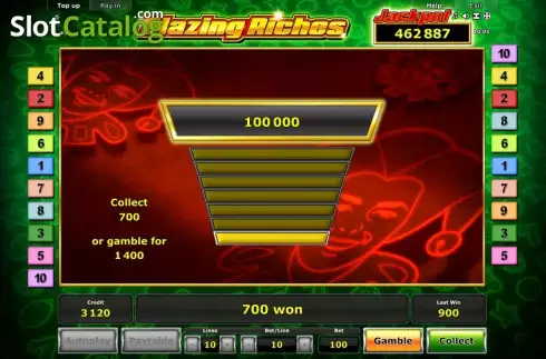 Скрин4. Blazing Riches слот