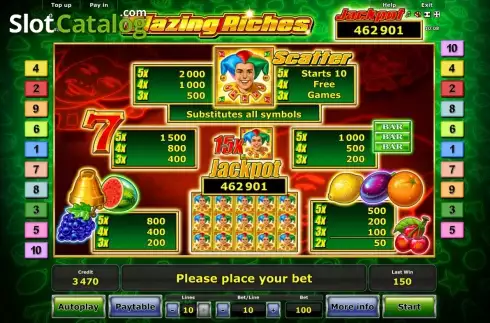 Скрин5. Blazing Riches слот