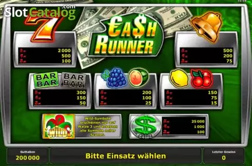 Скрин4. Cash Runner слот