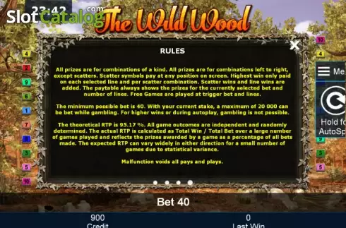 Скрин9. The Wild Wood™ слот