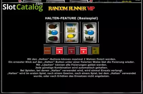 Скрин6. Random Runner VIP слот