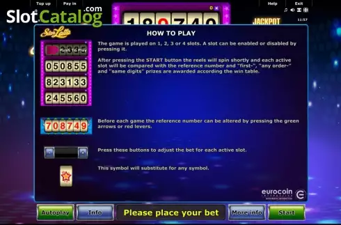 Скрин6. Star Lotto слот