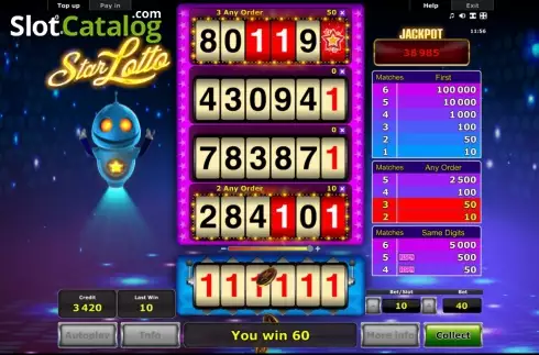 Скрин5. Star Lotto слот