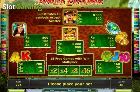 Скрин5. Jungle Explorer (Greentube) слот