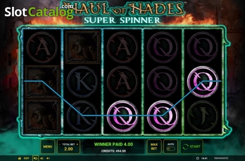 Скрин3. Haul of Hades - Super Spinner слот