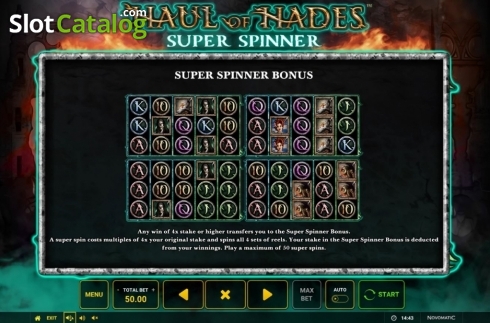 Скрин7. Haul of Hades - Super Spinner слот