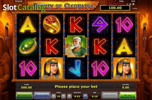 Скрин3. Beauty of Cleopatra слот