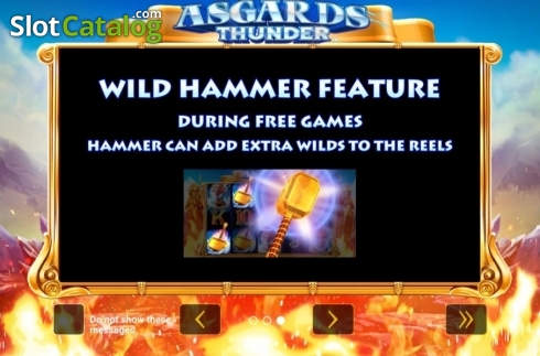 Скрин2. Asgard's Thunder слот