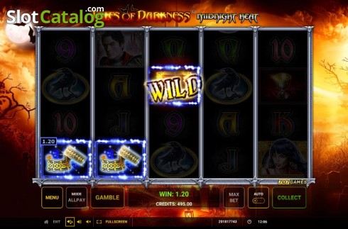 Скрин3. Tales of Darkness Midnight Heat слот