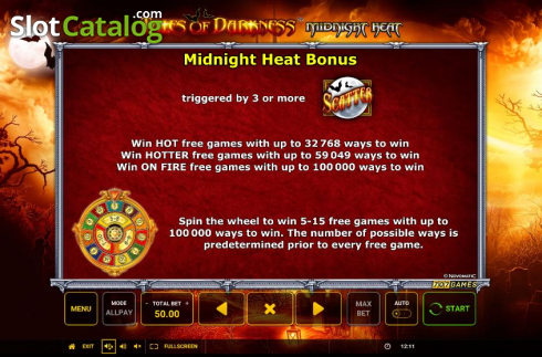 Скрин8. Tales of Darkness Midnight Heat слот