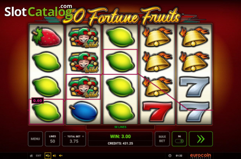 Скрин3. 50 Fortune Fruits слот