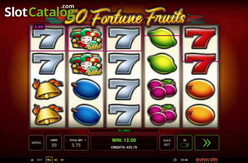 Скрин5. 50 Fortune Fruits слот