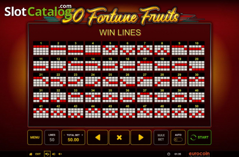 Скрин7. 50 Fortune Fruits слот