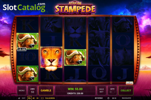 Скрин4. African Stampede слот
