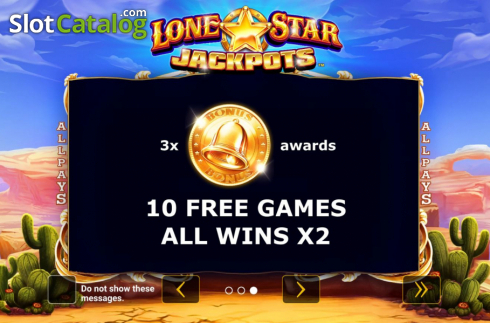 Скрин2. Lone Star Jackpots слот