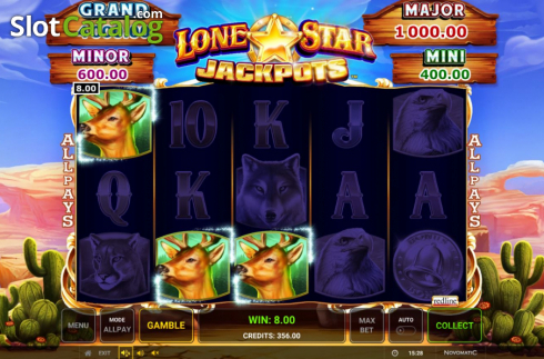 Скрин5. Lone Star Jackpots слот