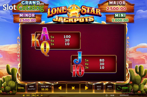 Скрин8. Lone Star Jackpots слот