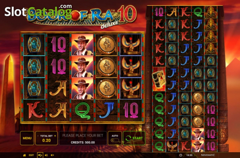 Скрин2. Book Of Ra Deluxe 10 слот