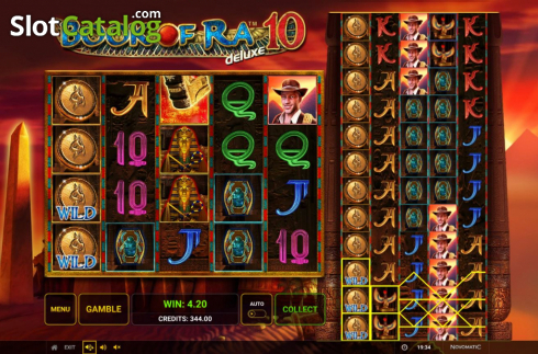 Скрин3. Book Of Ra Deluxe 10 слот