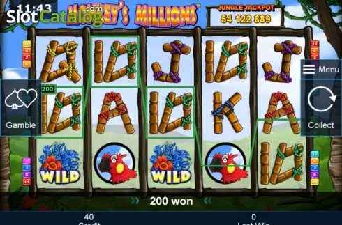 Скрин2. Monkey's Millions слот