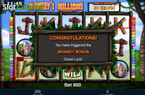 Скрин5. Monkey's Millions слот