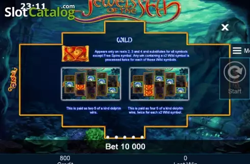 Скрин7. Jewels of the sea слот