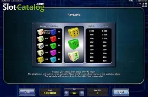 Скрин6. Dice Winner слот