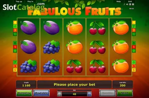 Скрин2. Fabulous Fruits слот