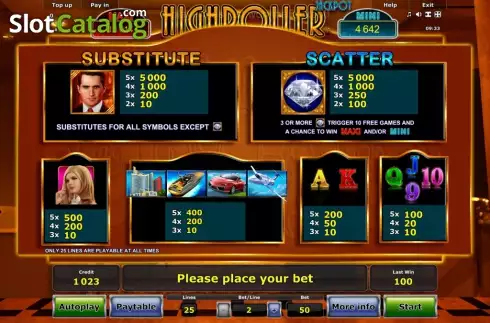 Скрин6. Highroller Jackpot слот