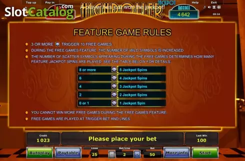 Скрин7. Highroller Jackpot слот