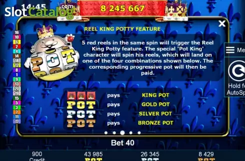 Скрин8. Reel King Potty слот