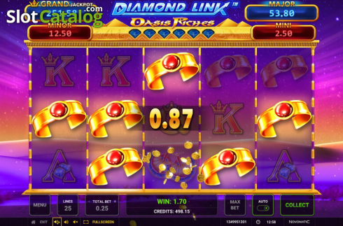 Скрин3. Oasis Riches Diamond Link слот