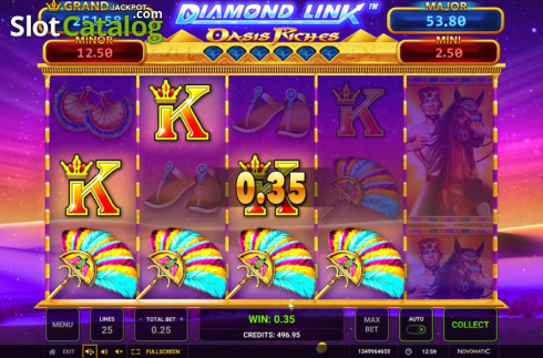 Скрин4. Oasis Riches Diamond Link слот