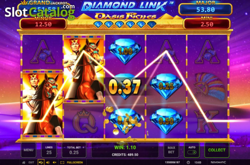Скрин6. Oasis Riches Diamond Link слот