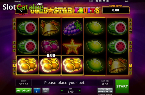 Скрин4. Gold Star Fruits слот