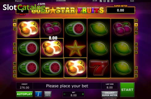 Скрин5. Gold Star Fruits слот