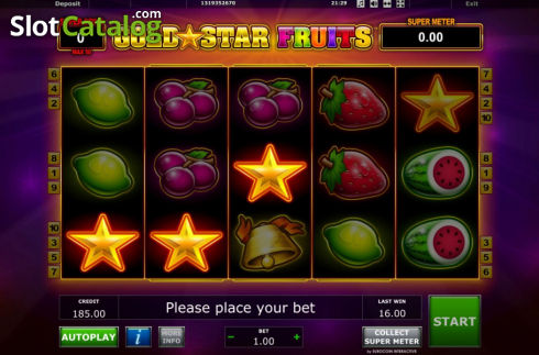 Скрин7. Gold Star Fruits слот