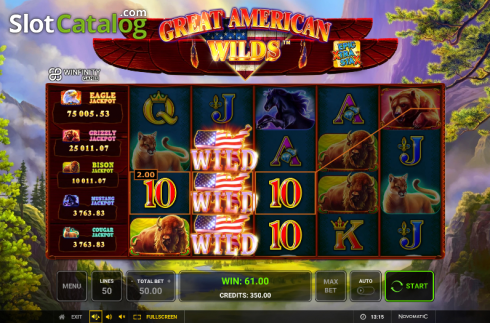 Скрин3. Great American Wilds слот