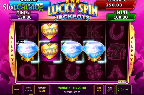 Скрин7. Lucky Spin Jackpots слот