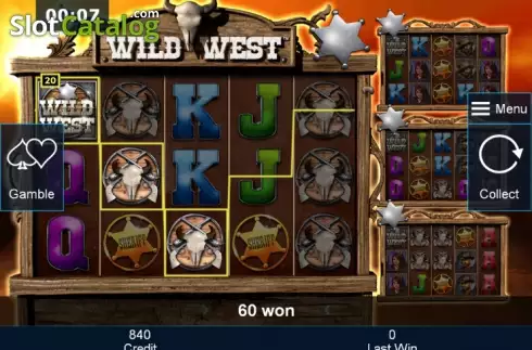 Скрин3. Wild West (Mazooma) слот
