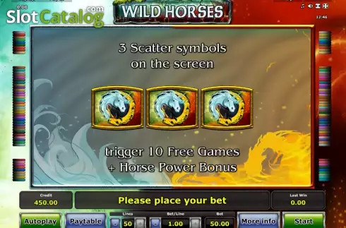 Скрин7. Wild Horses (Green Tube) слот