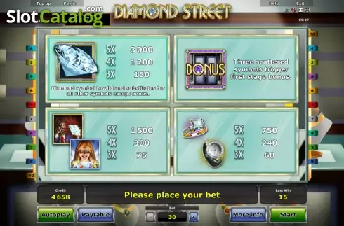 Скрин6. Diamond Street слот