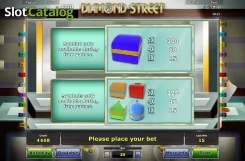 Скрин7. Diamond Street слот