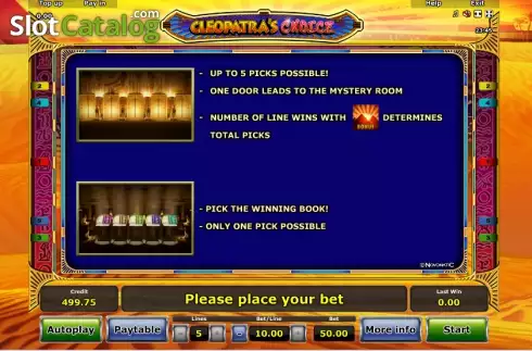 Скрин8. Cleopatra's Choice слот