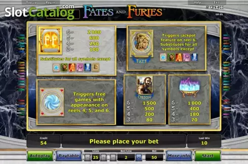 Скрин6. Fates and Furies слот