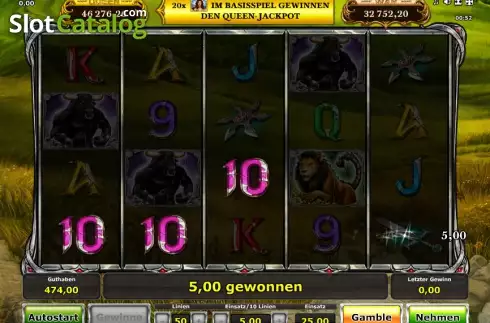 Скрин3. Zenia Queen of War слот