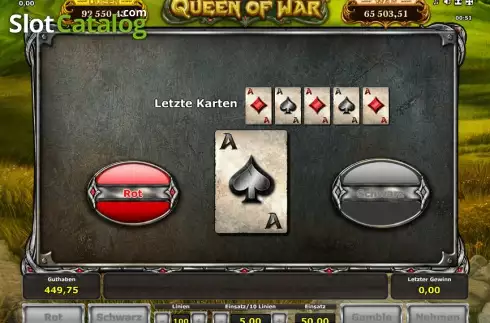 Скрин5. Zenia Queen of War слот